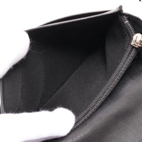 Chanel Matelasse Patent Leather Long Wallet Black Silver - EUC - Picture 5 of 8